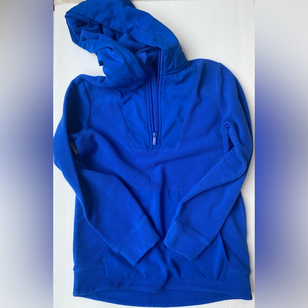 Fleece Quarter Zip Hooded Shirt